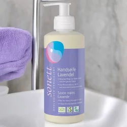 Flüssigseife für Hände, Gesicht & Körper Lavendel Öko - 300ml - Sonett﻿