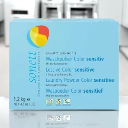 Waschpulver Farbe sensitiv ohne Duft Öko - 1,2kg - Sonett