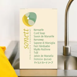 Kernseife ohne Duft Öko - 100g - Sonett﻿
