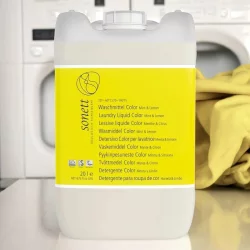 Flüssigwaschmittel Farbe Minze & Lemongrass Öko - 20l - Sonett﻿