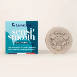 Festes Shampoo für empfindliche Kopfhaut Pfingstrosenpulver - 70ml - Lamazuna