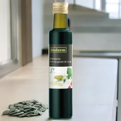 Huile de graines de courge suisse BIO - 250ml - Biofarm