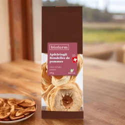 BIO-Apfelringli ohne Schale Schweiz - 60g - Biofarm