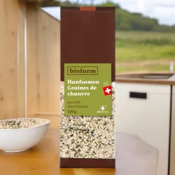BIO-Hanfsamen geschält Schweiz - 120g - Biofarm