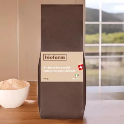 Farine de pois chiches suisses BIO - 500g - Biofarm