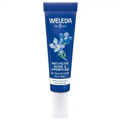 Soin yeux & lèvres anti-rides BIO gentiane bleue & edelweiss - 10ml - Weleda