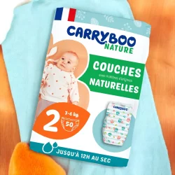 Windeln Grösse 2 - 3-6 kg - 50 Stück - Carryboo