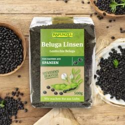 Beluga Linsen schwarz BIO - 500g - Rapunzel