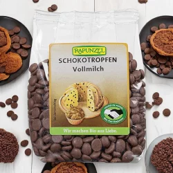 Gouttes de chocolat au lait BIO - 100g - Rapunzel