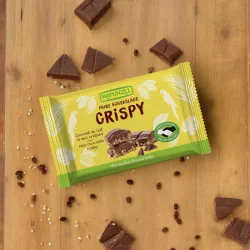 Vollmilchschokolade mit Getreide-Crispies BIO - 100g - Rapunzel