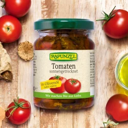 Tomaten sonnengetrocknet in Olivenöl BIO - 120g - Rapunzel