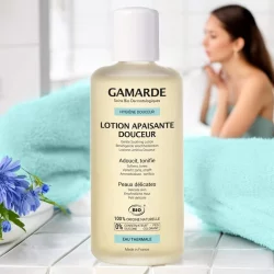 Sanfte beruhigende BIO-Lotion Kornblume & Thermalwasser - 200ml - Gamarde