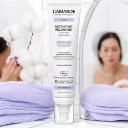 Wohltuende BIO-Reinigungsmilch Baumwoll & Thermalwasser - 100ml - Gamarde