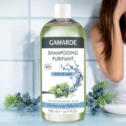 Reinigendes BIO-Shampoo Wacholderholz & Thermalwasser - 500ml - Gamarde