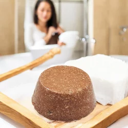 Natürliches festes Shampoo rote Tonerde - 30g - Natur'Mel