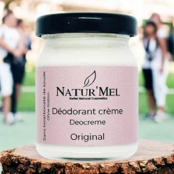 Natürliche Deocreme ohne Bicarbonat L'Original Palmarosa - 50ml - Natur'Mel