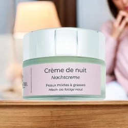 Crème nuit peau mixte & grasse jojoba & chanvre - 50ml - Natur'Mel