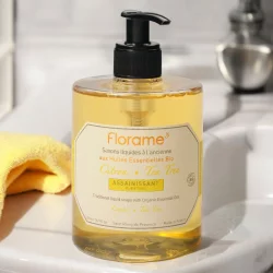 Savon liquide assainissant BIO citron & tea tree - 500ml - Florame