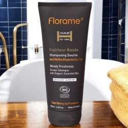 Shampooing douche homme BIO Fraîcheur Boisée - 200ml - Florame