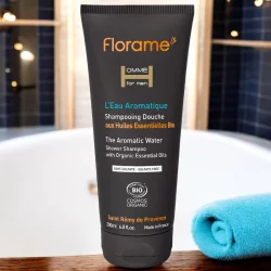 Duschgel Bio Haare & Körper Männer L'eau Aromatique - 200ml - Florame