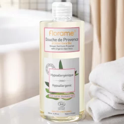 Gel douche hypoallergénique BIO aloe vera - 500ml - Florame