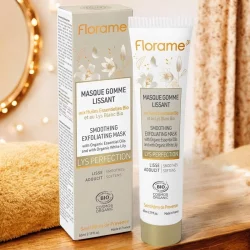 Glättende Peelingmaske weisse Lilie BIO - 65ml - Florame