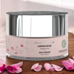 Crème riche visage & cou BIO rose & vitamine C - 50ml - Centifolia