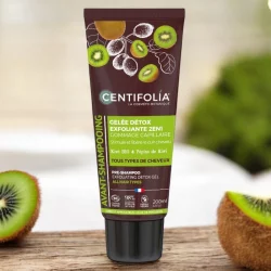 Klärendes Pre-Shampoo-Gel Peeling 2 in 1 Kiwi BIO - 200ml - Centifolia