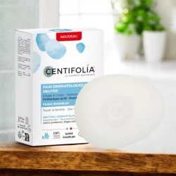 Dermatologische rückfettende Seife neutral ohne Duftstoffe BIO - 85g - Centifolia