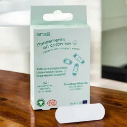 Pflaster aus BIO-Baumwolle - 30 Stück - Anaé