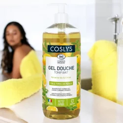 BIO-Duschgel Freude & Vitalität Eisenkraut & Zitrone - 1l - Coslys