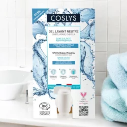 Gel lavant neutre corps, visage & cheveux BIO sans parfum - 10kg - Coslys