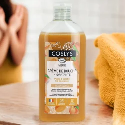 Feuchtigkeitsspendende BIO-Duschcreme Pfirsich & Karotte - 250ml - Coslys