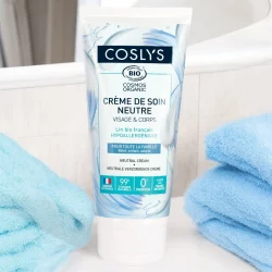 Neutrale BIO-Pflegecreme für Gesicht & Körper ohne Duft - 200ml - Coslys