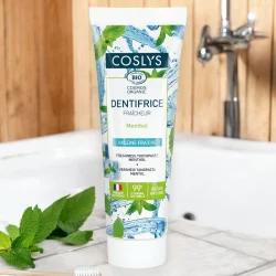 Erfrischende BIO-Zahnpasta Menthol Fluoridfrei - 100g - Coslys