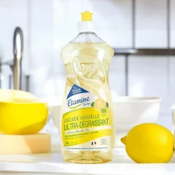 Ultra-fettlösendes Spülmittel Zitrone & Minze Öko - 1l - Etamine du Lys