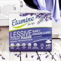 Öko Waschpulver für Weiss- & helle Buntwäsche Lavandin - 2kg Etamine du Lys