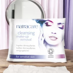 Lingettes démaquillantes BIO amande & abricot - 20 pièces - Natracare﻿