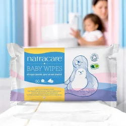 Lingettes pour bébé BIO - 50 pièces - Natracare﻿