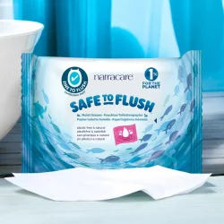 Feuchtes BIO-Toilettenpapier Aloe Vera & Zaubernuss - 30 Stk - Natracare