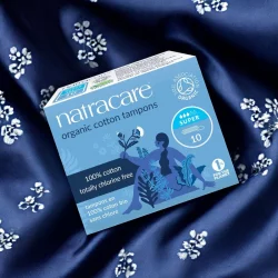 Super BIO-Mini-Tampons ohne Applikator mittlere-starke Tage 10 Stk Natracare