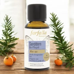 Sanddornfruchtfleisch BIO-Pflegeöl - 30ml - Farfalla