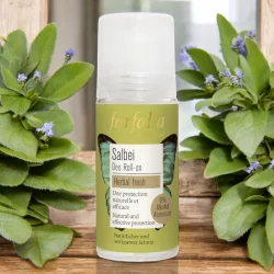 Déodorant à bille herbes fraîches BIO sauge - 50ml - Farfalla