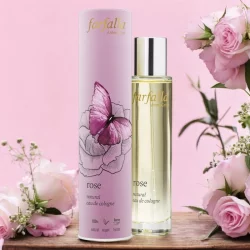 BIO-Eau de Cologne Rose - 50ml - Farfalla