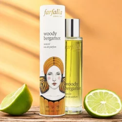 Eau de parfum BIO Woody Bergamot - 50ml - Farfalla