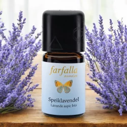 Huile essentielle Lavande aspic BIO - 5ml - Farfalla