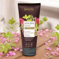 Gel fraîcheur confort des jambes BIO menthe poivrée - 100ml - Farfalla