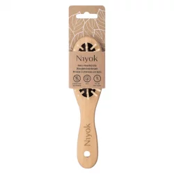 Kleine Haarbürste mit Holznoppen - Niyok