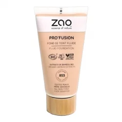 Flüssige Foundation Petal Beige N°853 BIO - 30ml - Zao
