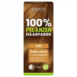 Pflanzliche Haarfärbepulver Terra BIO - 100g - Sante
